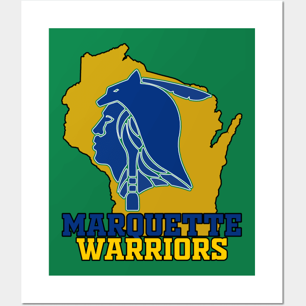 Marquette Warriors Wall Art by Geraldines